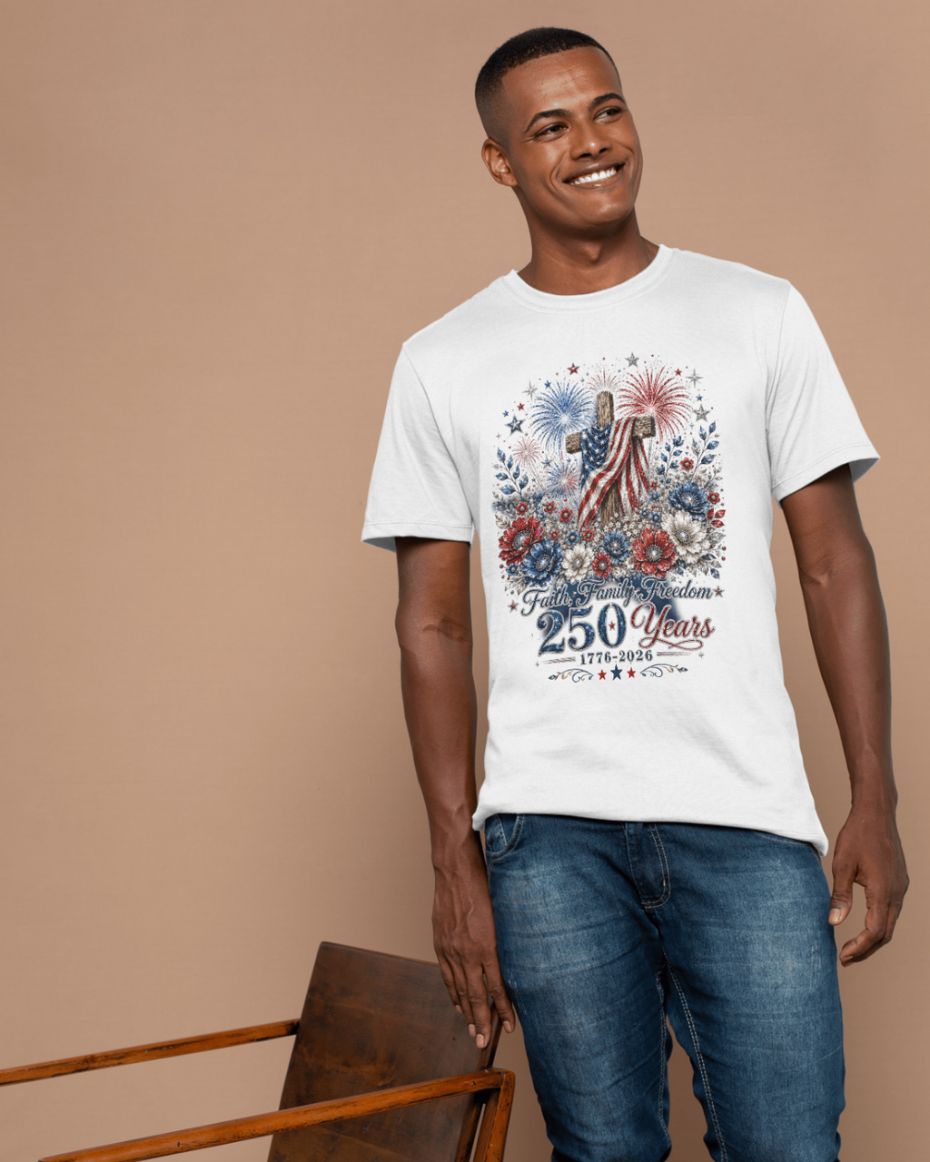 Faith, Family, Freedom 250 years T-Shirt